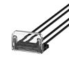 Imagen de Tope H.40 mm por PROXI sin guías para portaprecios (módulo estrecho)