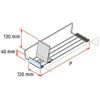 Picture of PROXI ON SHELF WIRE (large module / H.40 mm stopper / high pusher / medium force)