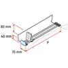 Picture of PROXI ON SHELF WIRE (narrow module / H. 40 mm stopper / low pusher / medium force)