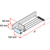 Picture of PROXI ON SHELF PLATE (large module / H.60 mm stopper / low pusher / medium force)