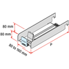 Picture of PROXI CROSSBAR (narrow module / high stopper / low pusher / medium force)